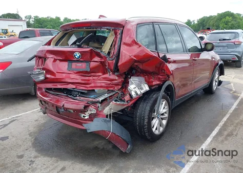 2014 BMW X3 xDrive28I из США, поврежденный, VIN 5UXWX9C52E0D31298